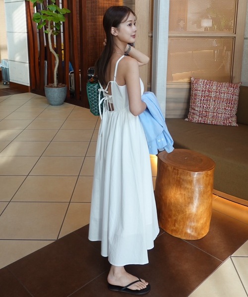 バックデザインキャミワンピース（ワンピース）｜AnriettMusee（アンリエットミュゼ）