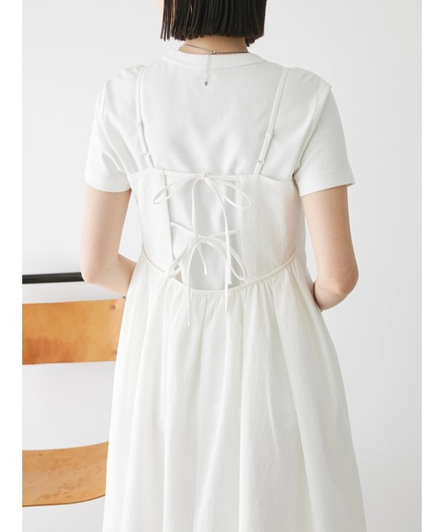 バックデザインキャミワンピース（ワンピース）｜AnriettMusee（アンリエットミュゼ）