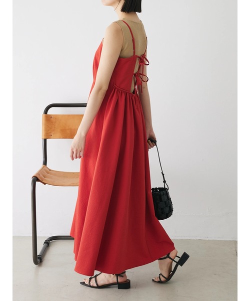 バックデザインキャミワンピース（ワンピース）｜AnriettMusee（アンリエットミュゼ）