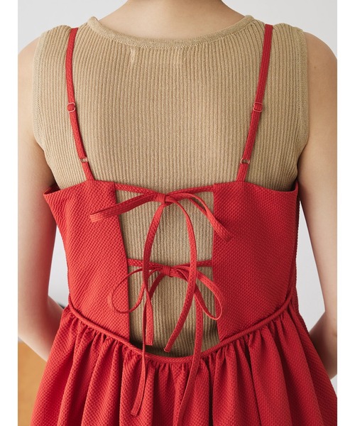 バックデザインキャミワンピース（ワンピース）｜AnriettMusee（アンリエットミュゼ）