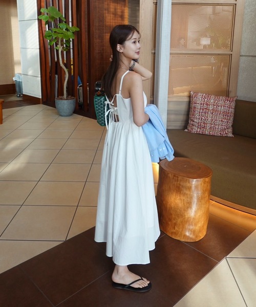 バックデザインキャミワンピース（ワンピース）｜AnriettMusee（アンリエットミュゼ）