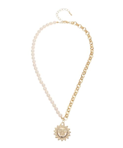 EVRIS（エヴリス）の「PEARL CHAIN SUNNYMOTIFネックレス（ネックレス・レディース・ゴールド/シルバー・FREE）」の9枚目の写真