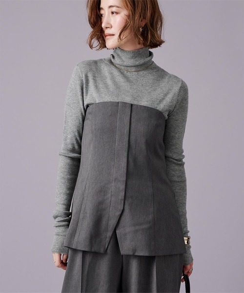 UR'S（ユアーズ）の「ウエストシェイプキャミソールビスチェ（キャミソール・レディース・アイボリー/ブラック/チャコール/キャメル・L/S/M）」の20枚目の写真