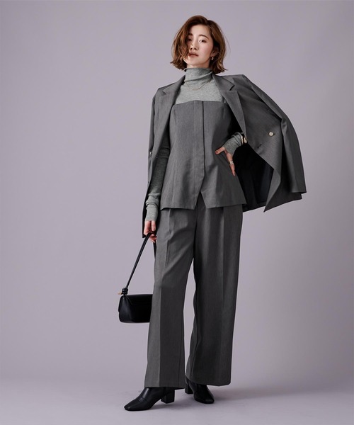 UR'S（ユアーズ）の「ウエストシェイプキャミソールビスチェ（キャミソール・レディース・アイボリー/ブラック/チャコール/キャメル・L/S/M）」の21枚目の写真