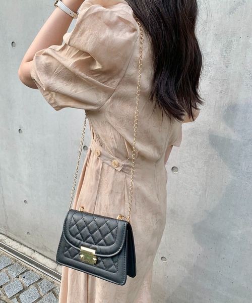 Teem Store(チームストア)の「2WAY ミニショルダー ハンドバッグ(ショルダーバッグ・レディース・ホワイト/ブラック・F)」の7枚目の写真