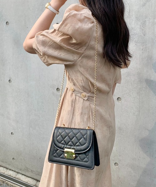 Teem Store(チームストア)の「2WAY ミニショルダー ハンドバッグ(ショルダーバッグ・レディース・ホワイト/ブラック・F)」の8枚目の写真