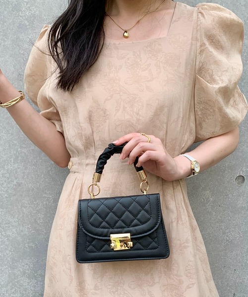 Teem Store(チームストア)の「2WAY ミニショルダー ハンドバッグ(ショルダーバッグ・レディース・ホワイト/ブラック・F)」の11枚目の写真
