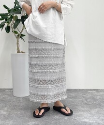 カットレースナロースカート