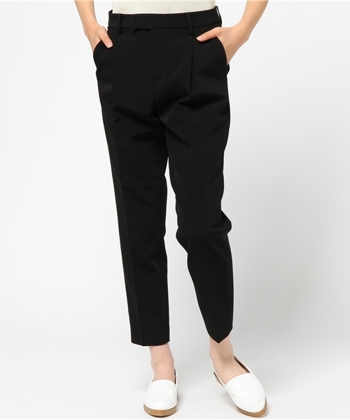 La TOTALITE（ラトータリテ）の「トリアセポリフォルムタックパンツ◆（その他パンツ・レディース・カーキ/ブラック・38/36）」の14枚目の写真