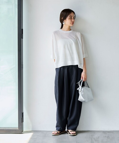 nala Linen like balloon リネンライクバルーンパンツ　ナラ RONEL】リネンライクバルーンパンツ