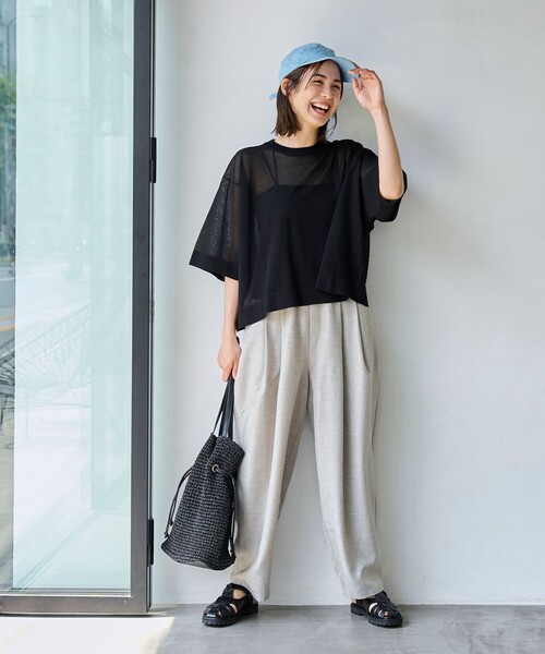 nala Linen like balloon リネンライクバルーンパンツ　ナラ RONEL】リネンライクバルーンパンツ