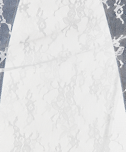 abahouse mavie（アバハウスマヴィ）の「チュールレースレイヤードスカート（スカート・レディース・ホワイト/ブラック・フリー）」の7枚目の写真