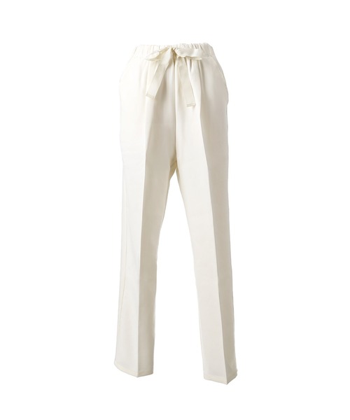 coca(coca)(コカ)の「\再入荷/ セットアップ対応 リボンテーパードパンツ(スラックス・レディース・アイボリー/ブラック/ライトブルー/ライトピンク/ネイビー/ダークグリーン/ダークブラウン・M/L/S)」の18枚目の写真
