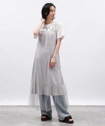 LAKOLE | サイドラインチュールワンピース / 129235(ワンピース)