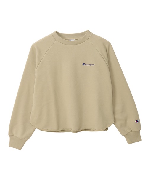 Champion(チャンピオン)の「【Champion/チャンピオン】レディース クルーネックスウェットシャツ(スウェット・レディース・オフホワイト/ブラック系その他/ヘザーグレー/ブルー/ベージュ/ダークグリーン系・LARGE/MEDIUM)」の5枚目の写真