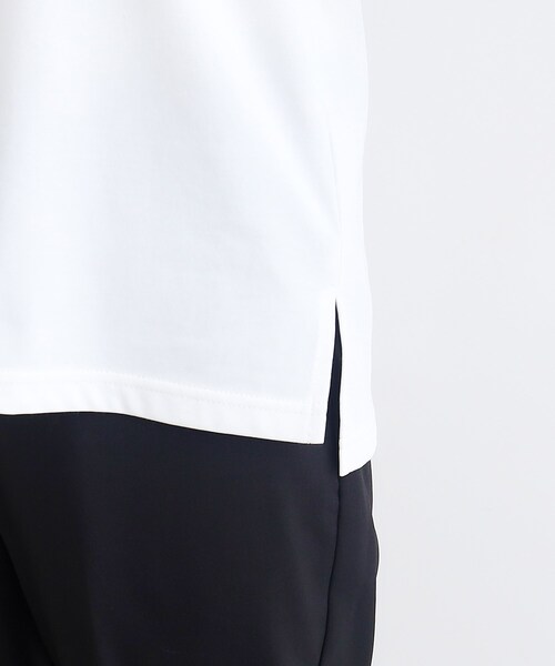 grove（グローブ）の「◆＜接触冷感・UVカット・ご自宅で洗える＞ロゴプリント5分袖Tシャツ（Tシャツ/カットソー・レディース・ブラウン系1/グレー系その他/オフホワイト/ベージュ・02/03/01/04/05）」の21枚目の写真