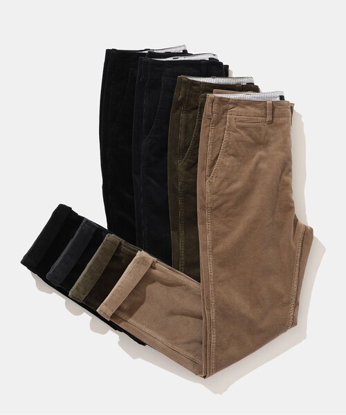 BEAMS（ビームス）の「コーデュロイ ストレッチテーパード パンツ（その他パンツ・メンズ・ベージュ/チャコールグレー/ブラック/オリーブ・SMALL/MEDIUM/LARGE/X-LARGE）」の5枚目の写真