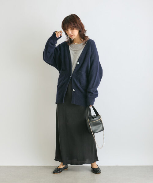 RIVE DROITE（リヴドロワ）の「【やわらかな履き心地】ギャザーバレエ（パンプス・レディース・シルバー/ブラック・36/38/37）」の19枚目の写真