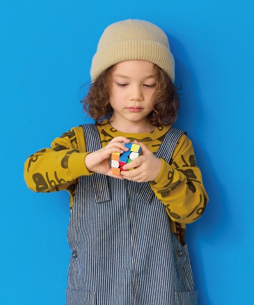 MARKEY'S（マーキーズ）の「ソウガラスパンフライスカットソー（Tシャツ/カットソー・キッズ・ブラック/ストライプ/マルチ/グリーン/ブラック系その他/ピンク/イエロー/グレー/オフホワイト/ベージュ・100/110/120/90/130/80/95）」の7枚目の写真