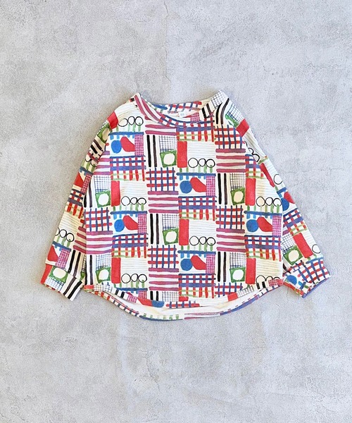 MARKEY'S（マーキーズ）の「ソウガラスパンフライスカットソー（Tシャツ/カットソー・キッズ・ブラック/ストライプ/マルチ/グリーン/ブラック系その他/ピンク/イエロー/グレー/オフホワイト/ベージュ・100/110/120/90/130/80/95）」の9枚目の写真