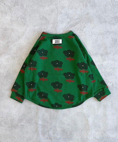 MARKEY'S（マーキーズ）の「ソウガラスパンフライスカットソー（Tシャツ/カットソー・キッズ・ブラック/ストライプ/マルチ/グリーン/ブラック系その他/ピンク/イエロー/グレー/オフホワイト/ベージュ・100/110/120/90/130/80/95）」の11枚目の写真