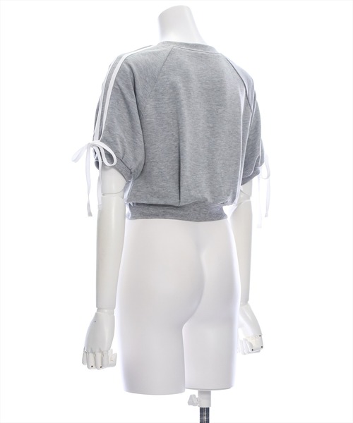 clear（クリア）の「ラインリボンロゴスウェット[セットアップ可能 大人 カジュアル]≪再入荷≫（スウェット・レディース・グレー/ブラック/アイボリー・F）」の12枚目の写真