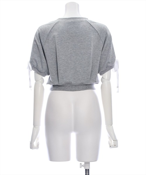 clear（クリア）の「ラインリボンロゴスウェット[セットアップ可能 大人 カジュアル]≪再入荷≫（スウェット・レディース・グレー/ブラック/アイボリー・F）」の13枚目の写真