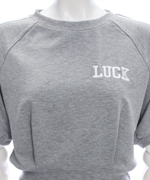 clear（クリア）の「ラインリボンロゴスウェット[セットアップ可能 大人 カジュアル]≪再入荷≫（スウェット・レディース・グレー/ブラック/アイボリー・F）」の14枚目の写真