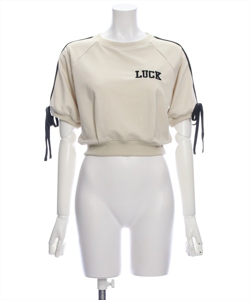 clear（クリア）の「ラインリボンロゴスウェット[セットアップ可能 大人 カジュアル]≪再入荷≫（スウェット・レディース・グレー/ブラック/アイボリー・F）」の21枚目の写真