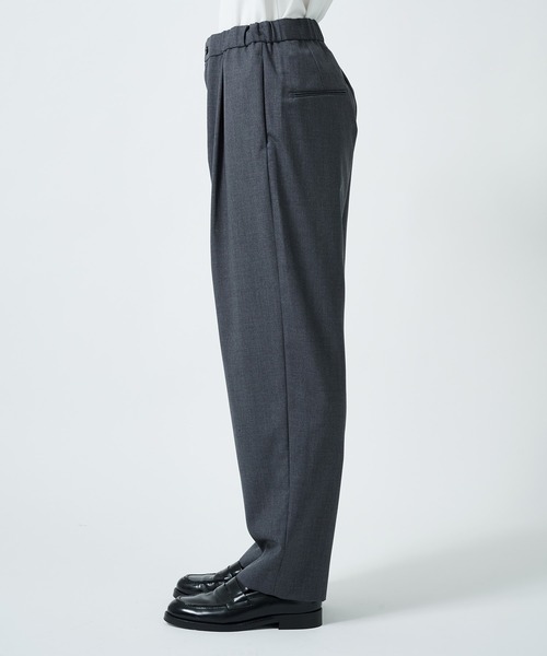 ATON/エイトン】WOOL TROPICAL TAPERED EASY PANTS 【公式通販】