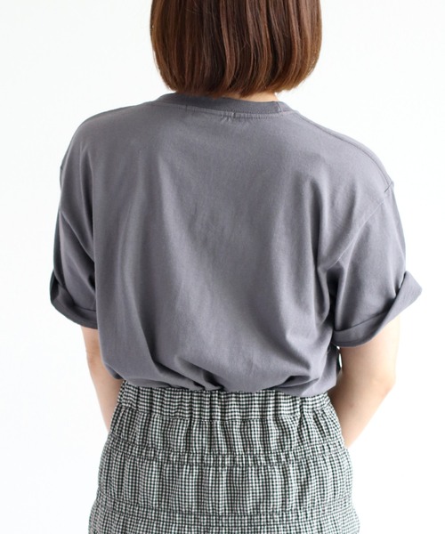 cepo(セポ)の「リメイクキリカエTee(Tシャツ/カットソー・レディース・チャコール/ホワイト・M)」の10枚目の写真