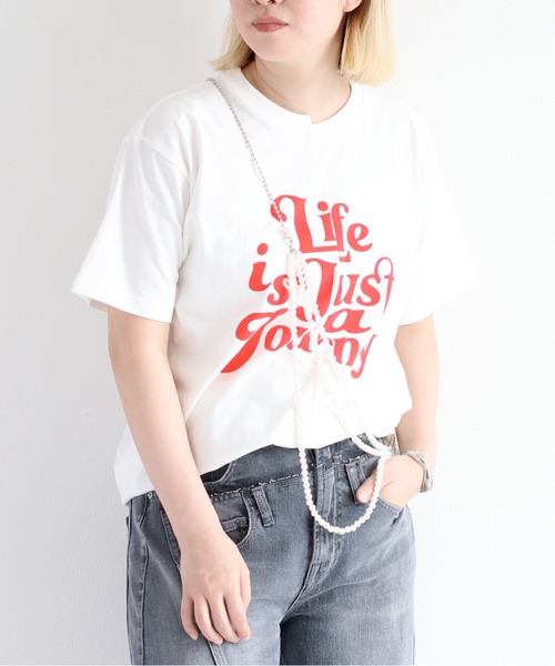 cepo(セポ)の「リメイクキリカエTee(Tシャツ/カットソー・レディース・チャコール/ホワイト・M)」の21枚目の写真