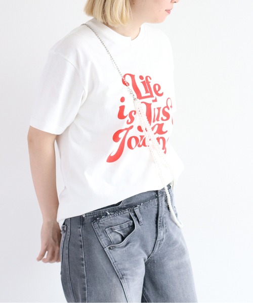 cepo(セポ)の「リメイクキリカエTee(Tシャツ/カットソー・レディース・チャコール/ホワイト・M)」の18枚目の写真