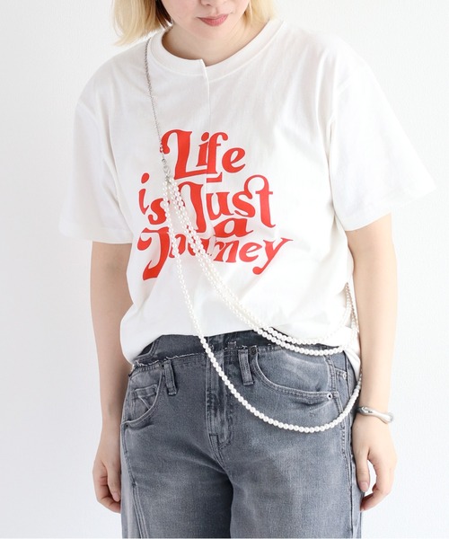 cepo(セポ)の「リメイクキリカエTee(Tシャツ/カットソー・レディース・チャコール/ホワイト・M)」の22枚目の写真