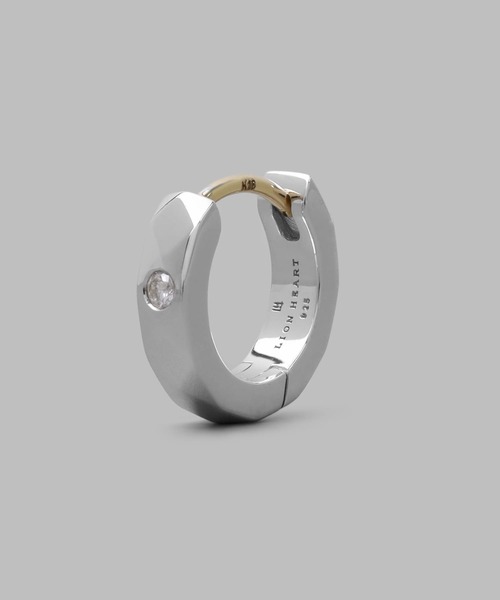LH for Gift カッティングフープピアス/ダイヤモンド/シルバー925