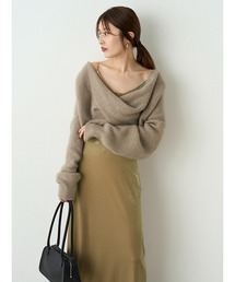 【ZOZOTOWN・USAGI ONLINE限定】ツイストデザインニット