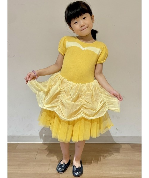 GAP(ギャップ)の「Babygap ディズニー プリンセス ベル チュールワンピース(ワンピース・キッズ・イエロー・105cm/110cm/95cm/100cm/90cm/80cm)」の5枚目の写真