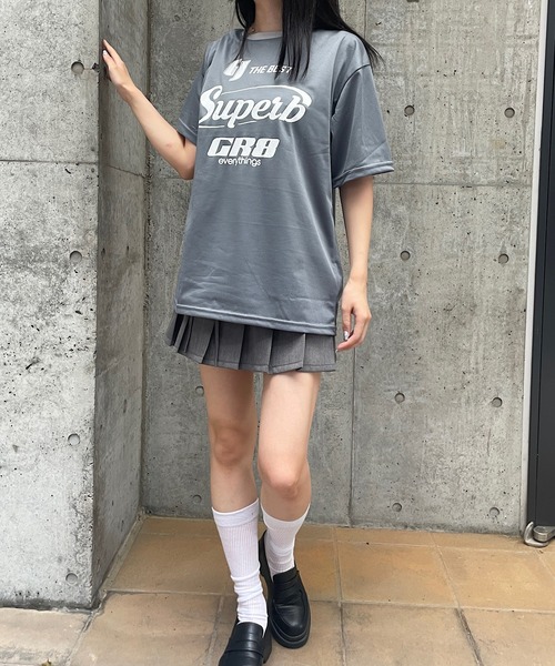 セール】メッシュユニフォーム風Tシャツ（Tシャツ/カットソー