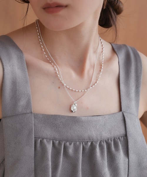 Bab（バブ）の「２点セットチャームネックレス（ネックレス・レディース・シルバー/ゴールド・ONESIZE）」の12枚目の写真