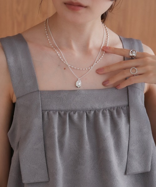 Bab（バブ）の「２点セットチャームネックレス（ネックレス・レディース・シルバー/ゴールド・ONESIZE）」の10枚目の写真