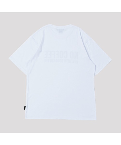 NO COFFEE(ノーコーヒー)の「コーデュラコットン メッセージプリント S/S Tee(Tシャツ/カットソー・メンズ・ブラック/ホワイト・XX-LARGE/X-LARGE/LARGE/MEDIUM)」の11枚目の写真