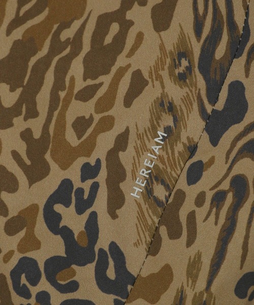 HEREIAM（ヘレイアム）の「【HEREIAM MEN】速乾＆UPF50+/HyperHelixコーチジャケット（ブルゾン・メンズ・ブラック/レオパード・MEDIUM/LARGE）」の14枚目の写真