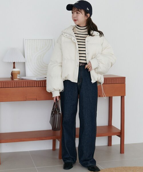 ya【新品】今期今季DISCOATディスコート機能中綿ショートダウンジャン リバイバル】中綿ショートブルゾン（ブルゾン）｜DISCOAT