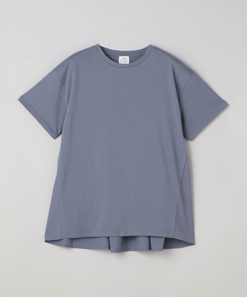 coen(コーエン)の「クリアコットンドッキングTシャツ(Tシャツ/カットソー・レディース・ブラック/コバルトブルー/ライトグレー・M/L)」の3枚目の写真
