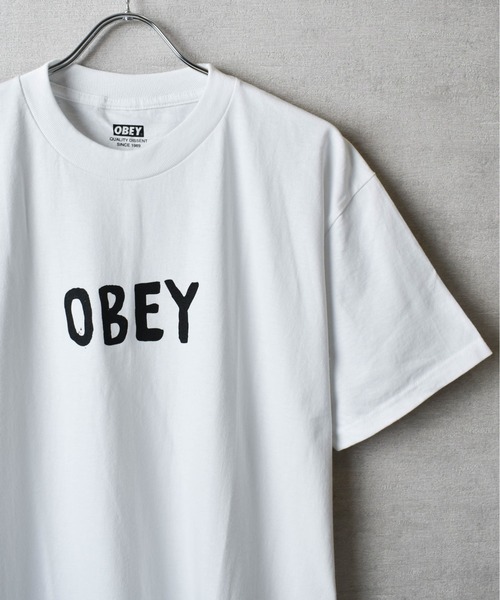 OBEY(オベイ)の「【T4】【OBEY/オベイ】OG CLASSIC TEE(Tシャツ/カットソー・メンズ・ブラック/アイボリー/ホワイト・MEDIUM/LARGE/X-LARGE)」の2枚目の写真