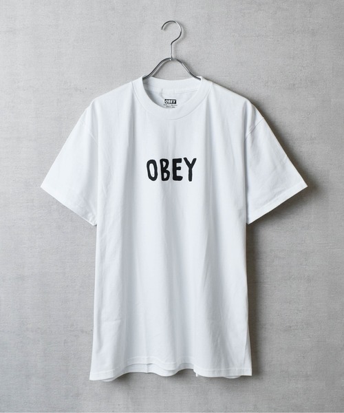 OBEY(オベイ)の「【T4】【OBEY/オベイ】OG CLASSIC TEE(Tシャツ/カットソー・メンズ・ブラック/アイボリー/ホワイト・MEDIUM/LARGE/X-LARGE)」の4枚目の写真