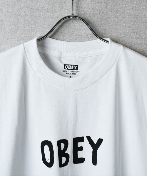 OBEY(オベイ)の「【T4】【OBEY/オベイ】OG CLASSIC TEE(Tシャツ/カットソー・メンズ・ブラック/アイボリー/ホワイト・MEDIUM/LARGE/X-LARGE)」の5枚目の写真
