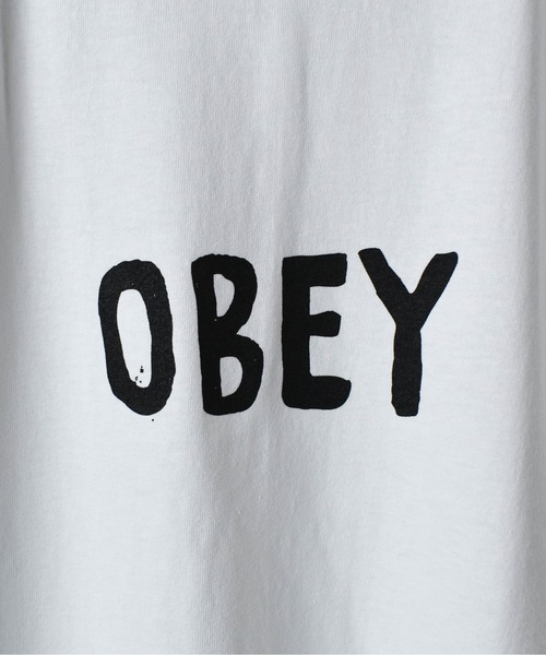 OBEY(オベイ)の「【T4】【OBEY/オベイ】OG CLASSIC TEE(Tシャツ/カットソー・メンズ・ブラック/アイボリー/ホワイト・MEDIUM/LARGE/X-LARGE)」の6枚目の写真