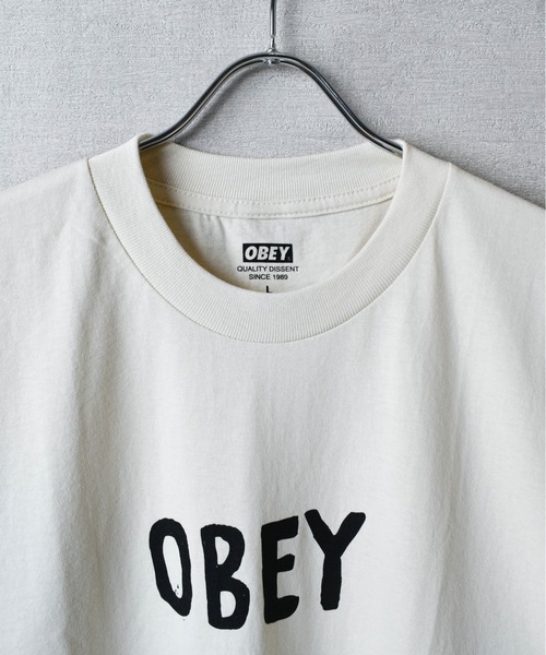 OBEY(オベイ)の「【T4】【OBEY/オベイ】OG CLASSIC TEE(Tシャツ/カットソー・メンズ・ブラック/アイボリー/ホワイト・MEDIUM/LARGE/X-LARGE)」の12枚目の写真