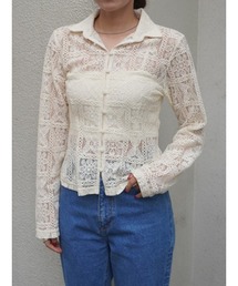 CHAROL | フロントボタンレーストップス(シャツ/ブラウス)